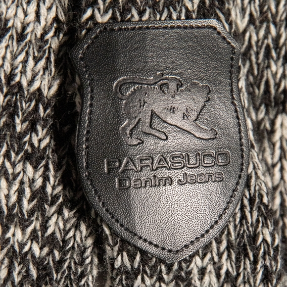 Parasuco Sweater - Grey and white - one button - Picture 2 of 5